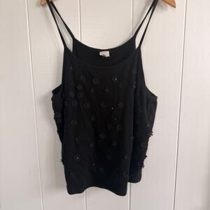 NWOT A New Day Black Tank Top Size XXL